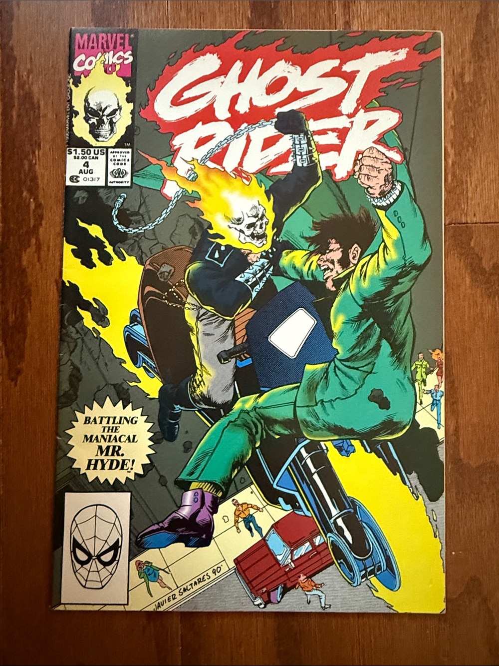 Ghost Rider #4 Marvel Comics 1990 Mr Hyde Danny Ketch